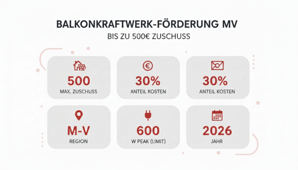 Balkonkraftwerk Förderung Mecklenburg Vorpommern 2026