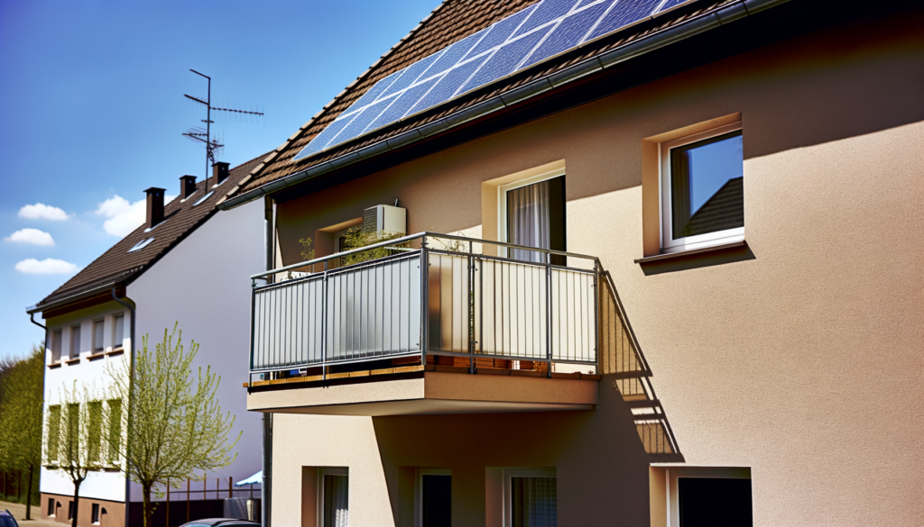 Balkonkraftwerk Förderung in Düsseldorf – Beispielinstallation auf dem Balkon