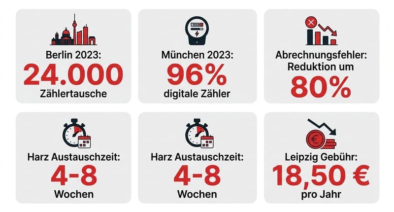 Zählertausch 2023: 24.000 Haushalte